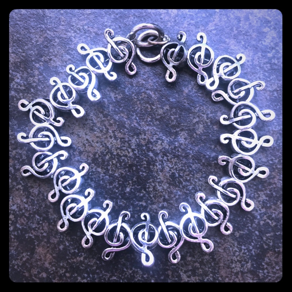 Musician’s Treble Clef Bracelet